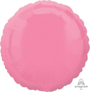 Amscan_OO Balloon - Foil Bright Bubble Gum Pink Circle Foil Balloon 45cm Each