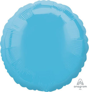 Amscan_OO Balloon - Foil Caribbean Blue Circle Foil Balloon 45cm Each