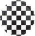 Checkerboard Foil Balloon 45cm Each