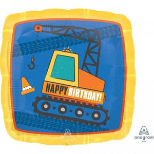 Amscan_OO Balloon - Foil Construction Happy Birthday Foil Balloon 45cm Each