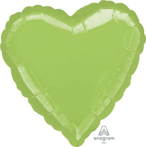 Amscan_OO Balloon - Foil Metallic Lime Green Heart Foil Balloon 45cm Each