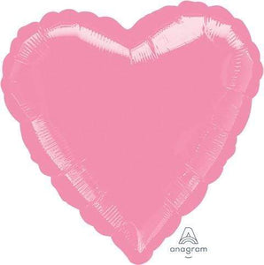 Amscan_OO Balloon - Foil Metallic Pink Heart Foil Balloon 45cm Each