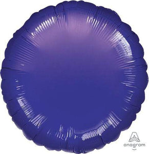 Amscan_OO Balloon - Foil Metallic Purple Circle Foil Balloon 45cm Each