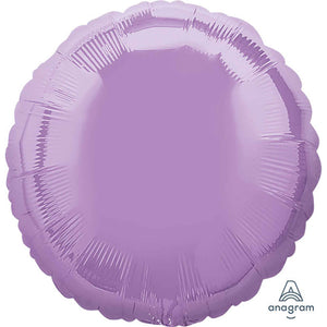 Amscan_OO Balloon - Foil Pearl Lavender Circle Foil Balloon 45cm Each