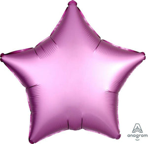 Amscan_OO Balloon - Foil Satin Luxe Flamingo Star Foil Balloon 45cm Each