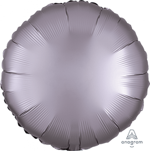 Amscan_OO Balloon - Foil Satin Luxe Greige Circle Foil Balloon 45cm Each