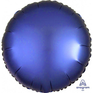 Amscan_OO Balloon - Foil Satin Luxe Navy Circle Foil Balloon 45cm Each