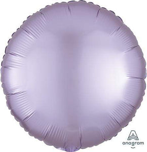 Amscan_OO Balloon - Foil Satin Luxe Pastel Lilac Circle Foil Balloon 45cm Each