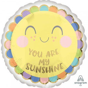 Amscan_OO Balloon - Foil Sweet Baby You Are My Sunshine Foil Balloon 45cm Each