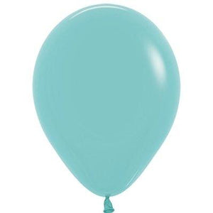 Amscan_OO Balloon - Plain Latex Fashion Aquamarine Green Latex Balloons 30cm 25pk