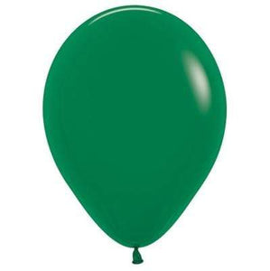 Amscan_OO Balloon - Plain Latex Fashion Forest Green Latex Balloons 30cm 25pk