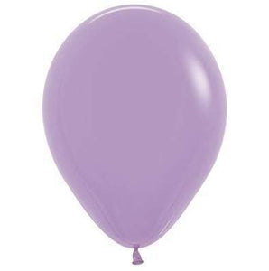 Amscan_OO Balloon - Plain Latex Fashion Lilac Latex Balloons 30cm 25pk