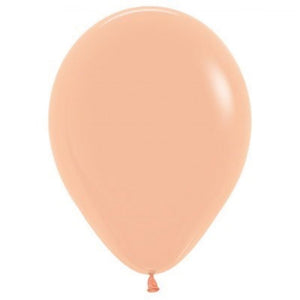 Amscan_OO Balloon - Plain Latex Fashion Peach Blush Latex Balloons 30cm 25pk