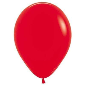 Amscan_OO Balloon - Plain Latex Fashion Red Latex Balloons 30cm 25pk