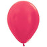 Metallic Fuchsia Latex Balloons 30cm 100pk