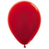 Metallic Red Latex Balloons 30cm 25pk