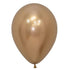 Metallic Reflex Gold Latex Balloons 30cm 12pk