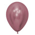 Metallic Reflex Pink Latex Balloons 30cm 12pk