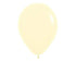 Pastel Matte Yellow Latex Balloons 30cm 25pk