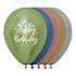 Happy Birthday Radiant Metallic Reflex Assorted Latex Balloon 30cm 25pk