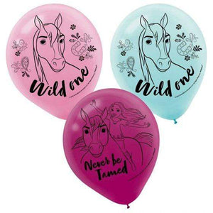 Amscan_OO Balloon - Printed Latex Spirit Riding Free Latex Balloons 30cm 6pk
