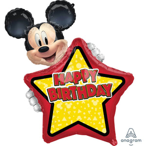 Amscan_OO Balloon - Supershapes, Numbers & Letters Mickey Mouse Forever Personalized Birthday SuperShape Foil Balloon Each