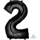 Balloon - Supershapes, Numbers & Letters Numeral SuperShape Foil Balloon 86cm Each