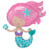 Shimmering Mermaid Supershape Foil Balloon 73cm x 76cm Each