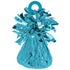 Small Foil Caribbean Blue Balloon Weight 180g Each