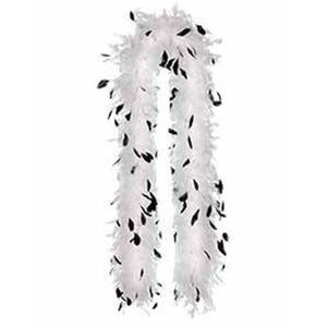 Amscan_OO Boas & Scarves - Boas Feather Boa Black and White 1.82m Each