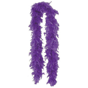 Amscan_OO Boas & Scarves - Boas Purple Feather Boa 182cm Each
