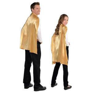 Amscan_OO Capes & Robes Gold Cape 76cm Each