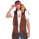 Amscan_OO Costume Adults Men's Hippie Vest Long  Each