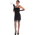Black Flapper Women Costume Each