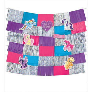 Amscan_OO Decorations - Backdrop & Scene Setters My Little Pony Friendship Adventures Deluxe Backdrop Decorating Kit 9pk