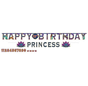 Amscan_OO Decorations - Banners, Flags & Streamers Aladdin Happy Birthday Add An Age Letter Banner Each