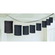 Amscan_OO Decorations - Banners, Flags & Streamers Black Bright Pink Paper Lantern Garland 365cm Each