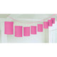 Amscan_OO Decorations - Banners, Flags & Streamers Bright Pink Bright Pink Paper Lantern Garland 365cm Each