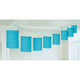 Amscan_OO Decorations - Banners, Flags & Streamers Caribbean Blue Bright Pink Paper Lantern Garland 365cm Each