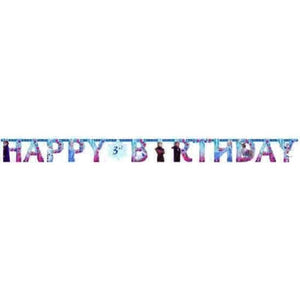 Amscan_OO Decorations - Banners, Flags & Streamers Frozen Birthday Add-An-Age Letter Banner Each