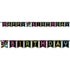 Glow Party Happy Birthday Ribbon Banner 15cm x 2.7m Each