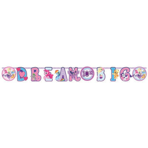 Amscan_OO Decorations - Banners, Flags & Streamers My Little Pony Friendship Adventures Jumbo Add-An-Age Letter Banner