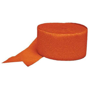 Amscan_OO Decorations - Banners, Flags & Streamers Orange Holiday Red Crepe Streamer 24cm Each