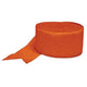 Amscan_OO Decorations - Banners, Flags & Streamers Orange White Crepe Streamer 24cm Each