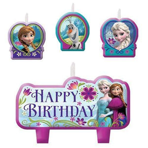 Amscan_OO Decorations - Cake Decorations - Candles Frozen Birthday Candle Set 4pk