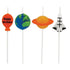 Space Pick Candle 8cm 4pk