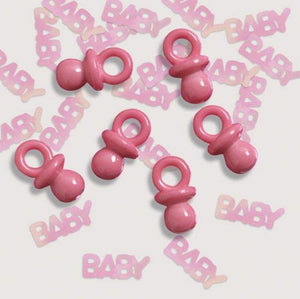 Amscan_OO Decorations - Centerpiece & Confetti Confetti Plus It's a Girl & Pacifiers 14g Each
