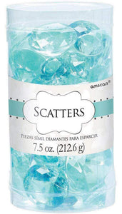 Amscan_OO Decorations - Centerpiece & Confetti Robins-egg Blue Scatters Each