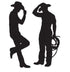Western Cowboys Black Silhouettes Cutouts 2pk