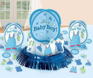 Amscan_OO Decorations - Decorating Kit Shower with Love Boy Table Decorating Kit Each